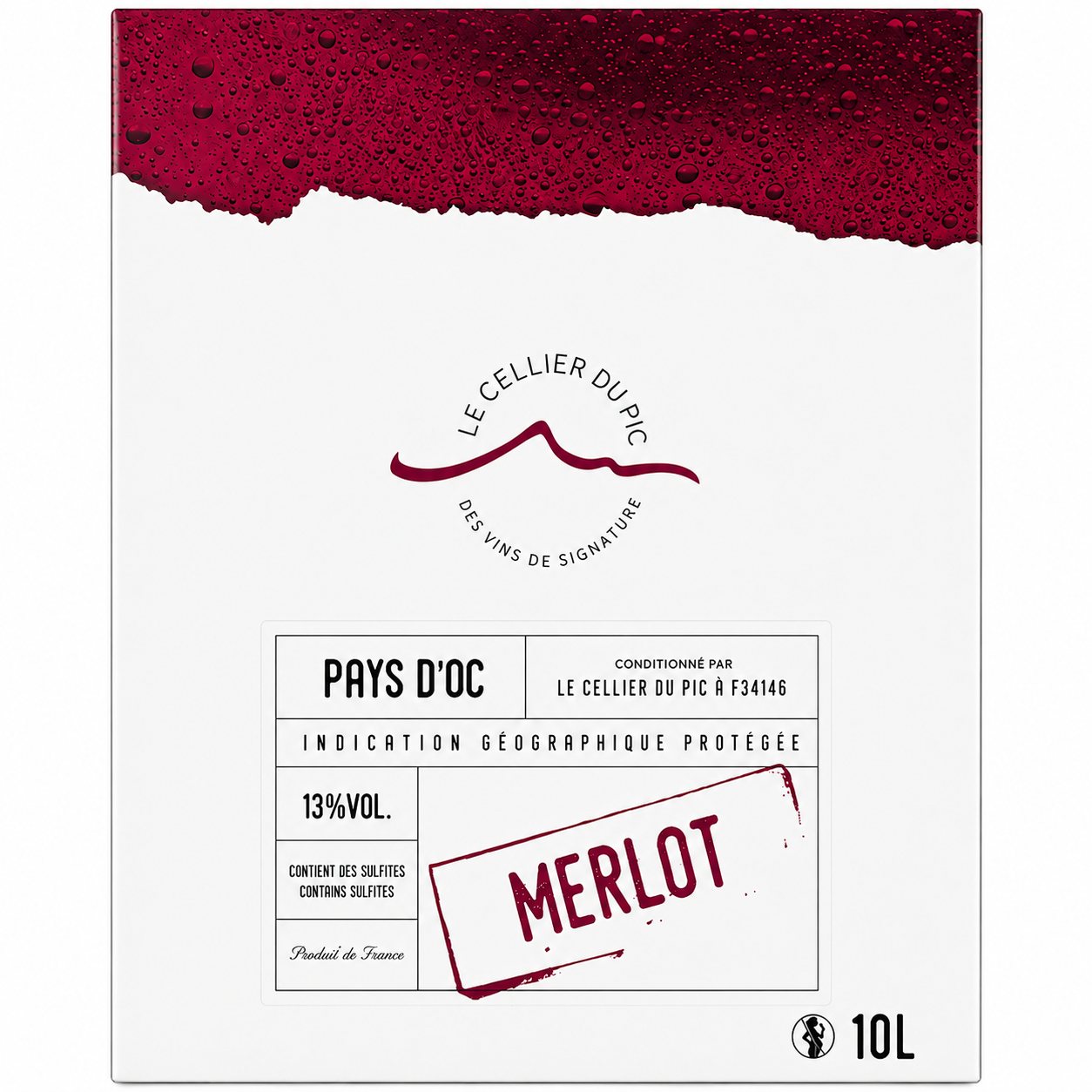 BIB 10L MERLOT OC PIC